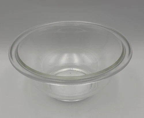 Pyrex 322 Mixing Bowl (1 QT 1L / 7”) Clear Tempered Glass, Dishwasher Safe