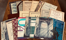 Organ Music Set of 21 Books, Vintage