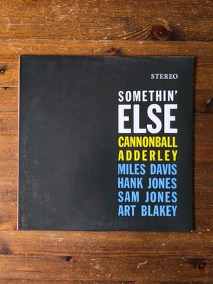 Jazz Vinyl   Somethin  Else   Cannonball Adderley (Orange)