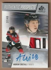 2023-24 CHL SP Game Used ANDREW CRISTALL Authentic Prospects Patch Auto 37/49