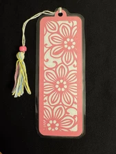Pink Floral Bookmark