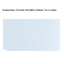 17.3 Inch Laptop Screen Film 16:9 383x215mm PET Material UV Blue Light Blocking