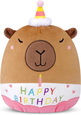 Adorable 8-Inch Capybara Plush Toy - Perfect Birthday Gift for Kids
