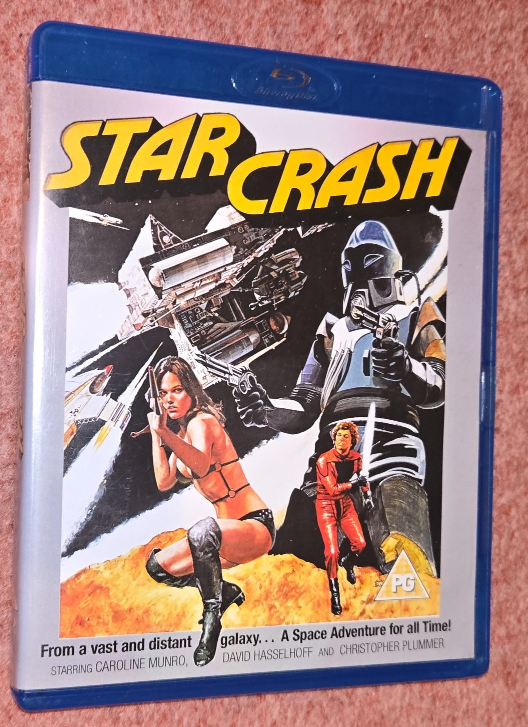 Starcrash (1978 UK Blu-Ray Marjoe Gortner, Christopher Plummer, David Hasselhoff