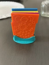 Vintage McDonald’s Happy meal Etching Plates. 6 Plates And Holder