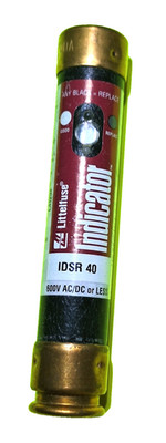 LITTELFUSE IDSR 40 / IDSR40 Indicator Fuse 75-600 AC/DC