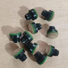 10Pcs Pool Cue Tips Snooker Pool Cue Tips 12mm Repair Billiards Accessories