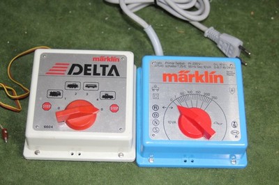 1 x MÄRKLIN Trafo 37540 und 1 x MÄRKLIN DELTA 6604 Steuergerät geprüft !!!