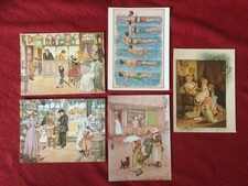 Vintage 1980s/1990s ATHENA Postcards, numbered 9008/ 9009/ 9013/ 9029/ 9077