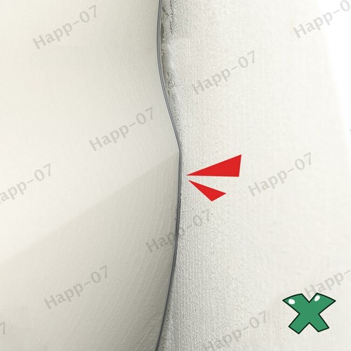 Carbon Fiber Car Door Edge Guard U Shape Trim Seal Protector Strip Black 5M - Afbeelding 11 van 11