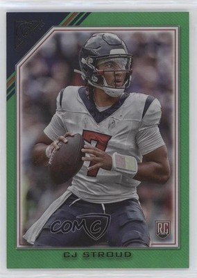 2023 Composite Topps Gallery Green Rainbow Foilboard CJ Stroud Rookie RC 0c6