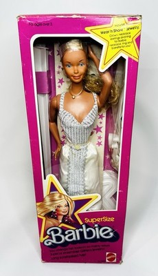 Barbie Superstar Supersize 18'' 1976 Mattel #9828 NEW GREAT BOX & CONDITION!