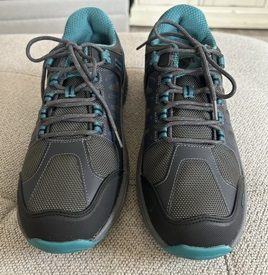 Orthofeet Alma womens shoes size 8.5 D  Wide Grey Green Black Waterproof NEW