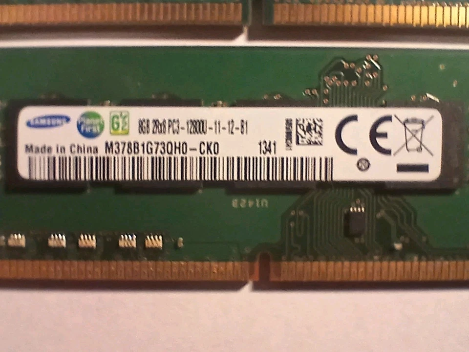 12GB SDRAM Samsung + Micron 2RX8 PC3-12800U DDR3 1600Mhz DIMM Desktop Memory RAM - Image 3 of 4