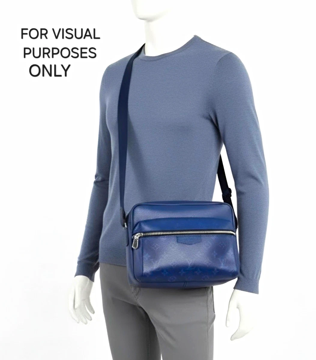 Louis Vuitton Canvas Blue Bags for Men for sale | eBay