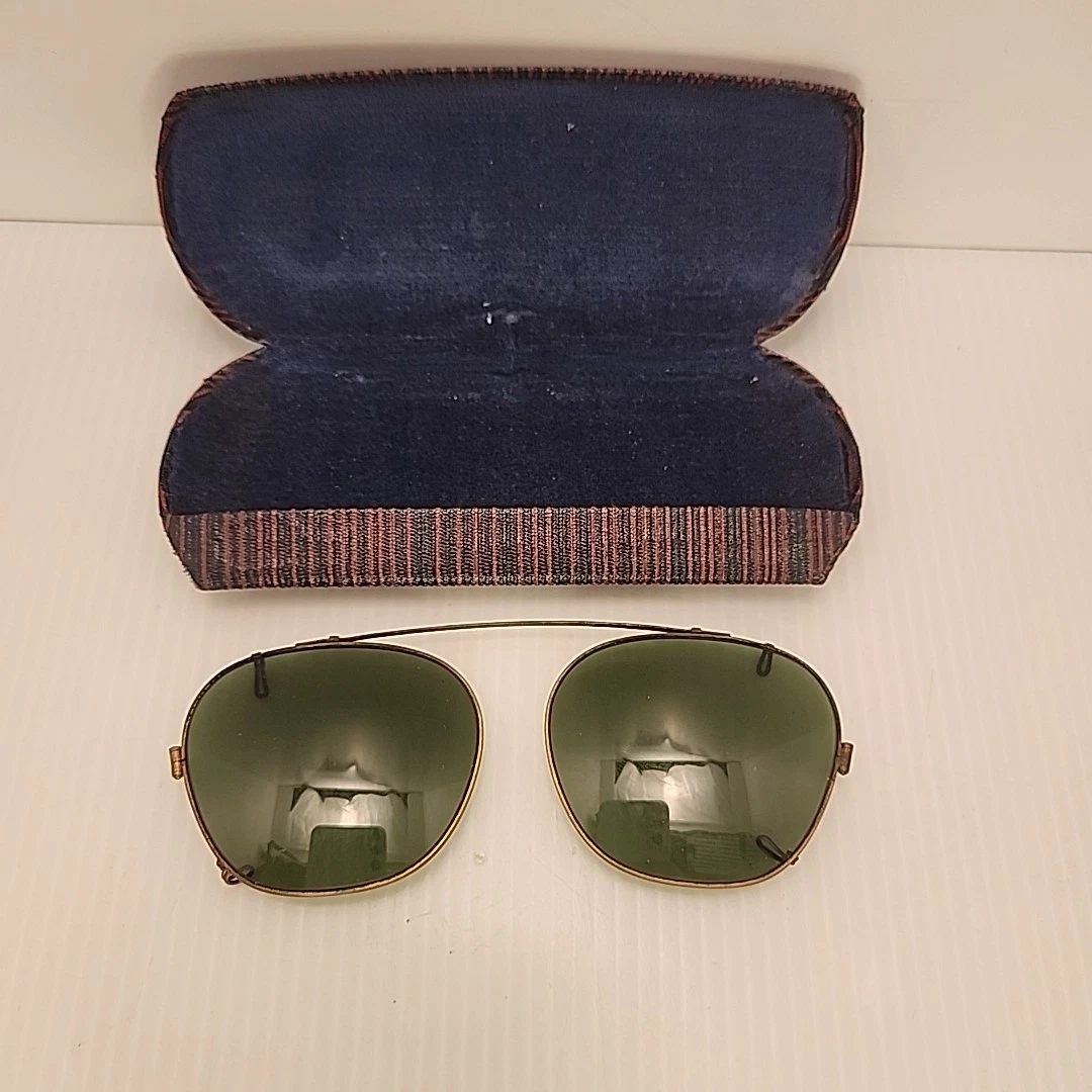 Ray-Ban Clip On Vintage Sunglasses for sale | eBay