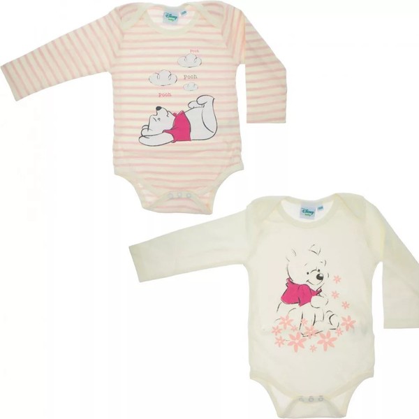 2 X Disney Winnie Puuh Baby-Body 100% Baumwolle MäDchen 62/68-image