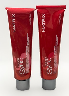 2 matrix color sync demi-color 2oz 6rc light brown red copper
