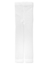 Marilyn Taylor Girls  Footless Dance Tights Color: white Size: 4 - 5