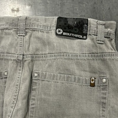 Crazy Y2K Grunge Emo Jesse Pinkman Grey Black Tab Southpole Baggy