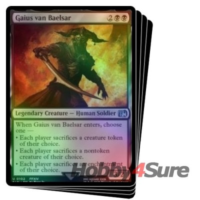 Foil Gaius Van Baelsar X4 M/NM Magic: The Gathering MTG Final