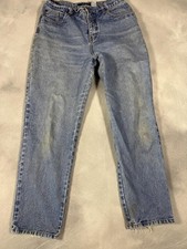 Vintage 90s Bill Blass Easy Fit Jeans sz 12, 31 inseam High Rise Straight Leg
