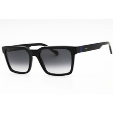 Zeiss Men's Sunglasses Black Acetate Square Shape Frame Grey Lens ZS23527S 001