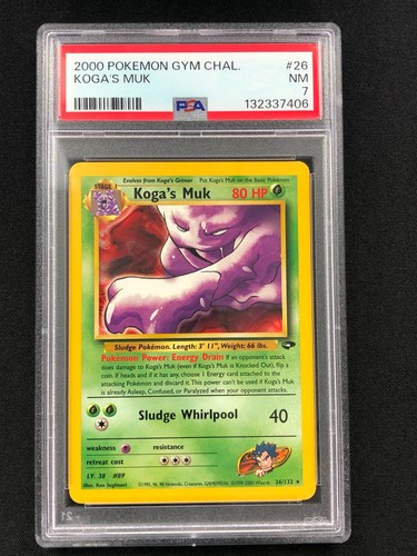 Koga's Muk (Unlimited) graded PSA 7 for sale on eBay