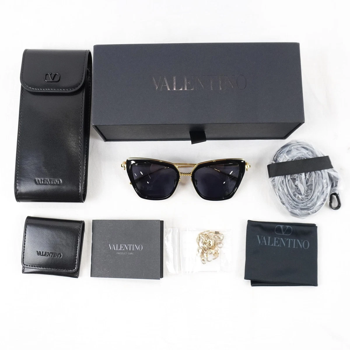 Valentino Women's Black Cat Eye Sunglasses for sale | eBay