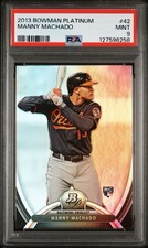 2013 Bowman Platinum Manny Machado #42 Rookie Card RC