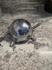 Vintage Mock Turtle Tea Strainer Toothpick Holder Irvinware USA (N6)