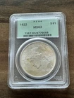 1922 Peace Silver $1 Dollar MS63 PCGS OG HOLDER GREEN LABEL - NICE COIN!