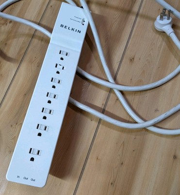 BELKIN SurgeMaster 7-Outlets Surge Suppressor 12 Foot Cord Protector 2320 Joules