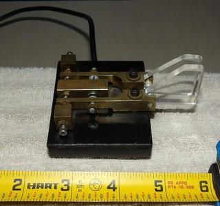 Vintage Brass Ham Radio Telegraph Key