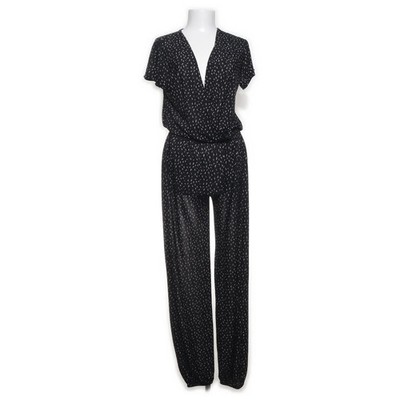 Jumpsuit, Größe: S/M, Schwarz/Weiß, Elasthan/Polyester, Gepunktet, Damen #PJo