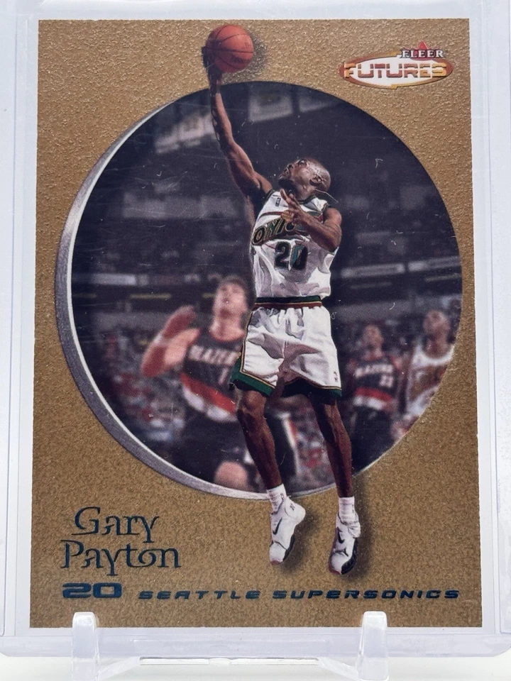 Fleer Futures Copper 2000-01/750 Gary Payton #146 Salón de la fama Foto 2 de 4