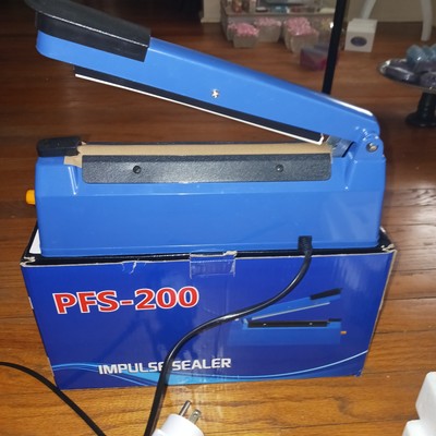 Vimi PFS-200 Manual Hand Impulse Plastic Bag Film Sealer with EUA PLUG IN