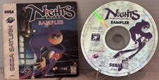 Nights into Dreams [Sampler] Sega Saturn Disk and Slipcover. Tested Working!