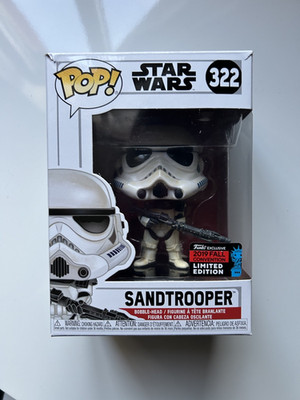 STAR WARS Funko POP! Sandtrooper #322 2019 Fall Convention Limited Edition