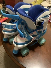 Sulifeel Quad Kids Roller Skates 4 Wheel Light Up -Youth 13c- 3y