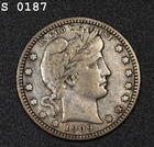 1909-D Barber Quarter "VF+" *Free S/H After 1st Item*