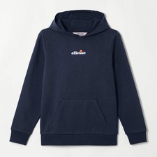 Ellesse Unisex Kids Hoodie Otternere Junior Hood Navy