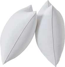 Qeils 18 X 18 Pillow Inserts Set of 2 White Throw Pillow Inserts with Soft Polye