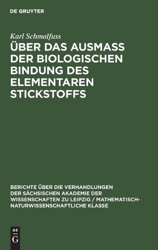 Karl Schmalfuss Über Das Ausmass Der Biologischen Bindung (Hardback) (US IMPORT) - Picture 1 of 1