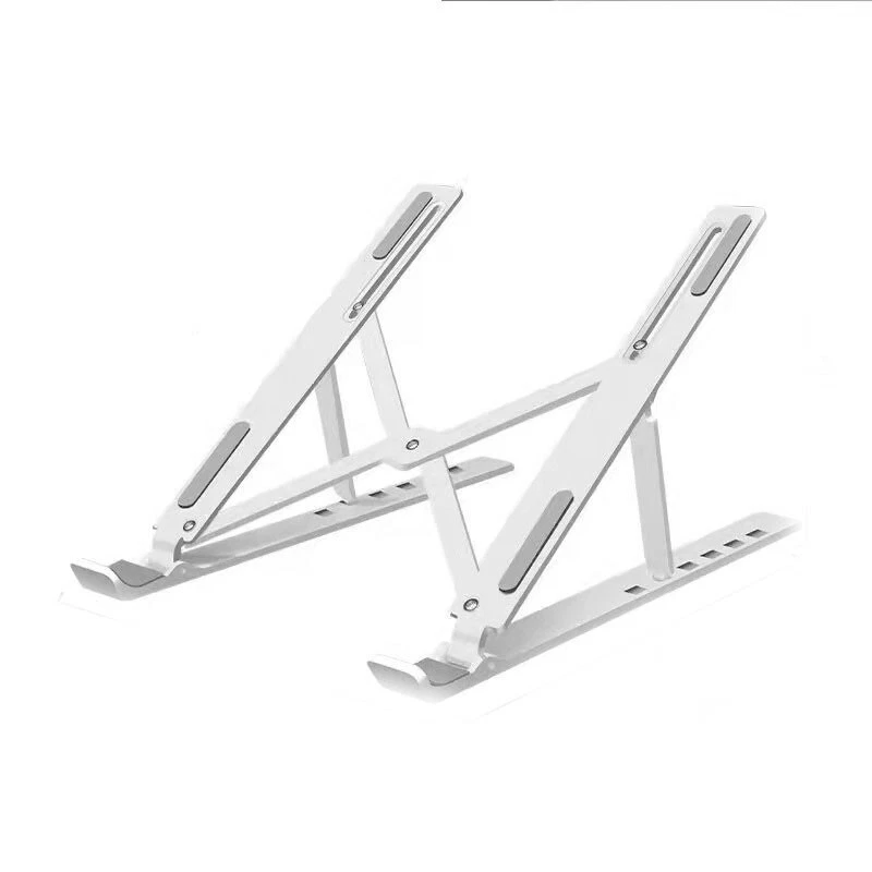 Folding Tablet Holder Desktop Laptop Stand Adjustable Support Office Portable - Image 4 of 4