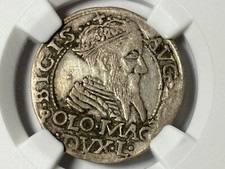 Sigismund II Augustus Grosz 1567 Tykocin mint