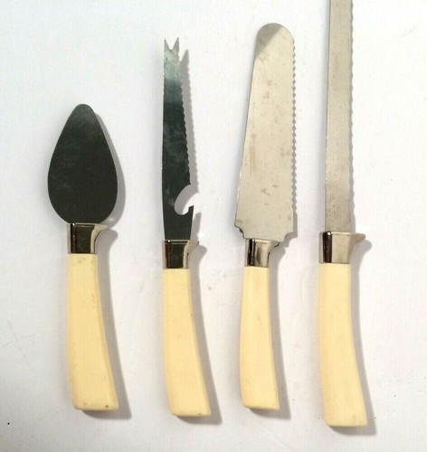 Set posate vintage Prestige Lifetime 4 pezzi Sheffield England inox - Foto 5 di 5