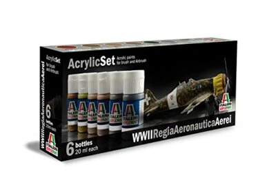 WWll Regia Aeronautica Aerei (6 pz x 20 ml) ITA437AP - italeri modellismo