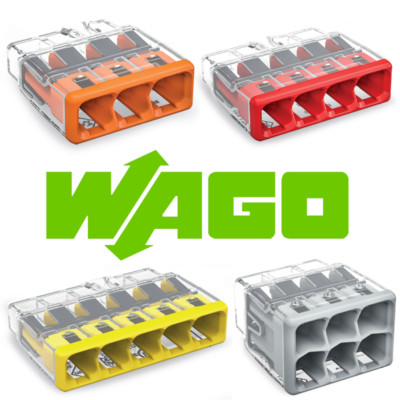 WAGO Steckverbinder 2773 Abzweigdose elektrisch wiederverwendbar Drahthebel