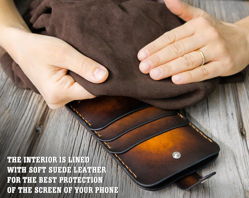 Leather Case Samsung S23 Ultra S22 Ultra - Afbeelding 3 van 4